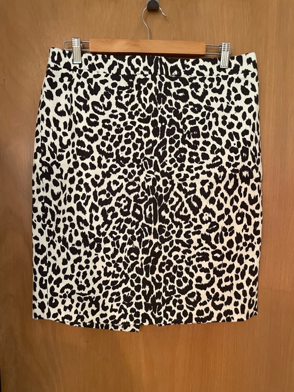 J Crew Leopard Print 100% Cotton Mini Skirt Size 10/33”
